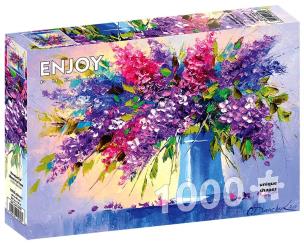 Puzzle 1000 Bukiet bzów. Wydawca: G3. Multiszop.pl Opakowanie Puzzle 1000 Bukiet bzów