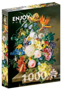 Puzzle 1000 Bukiet kwiatów, Franz Xaver Petter. Wydawca: G3. Multiszop.pl Opakowanie Puzzle 1000 Bukiet kwiatów, Franz Xaver Petter