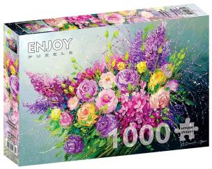 Puzzle 1000 Bukiet róż. Wydawca: G3. Multiszop.pl Opakowanie Puzzle 1000 Bukiet róż