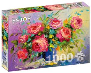 Puzzle 1000 Bukiet róż. Wydawca: G3. Multiszop.pl Opakowanie Puzzle 1000 Bukiet róż