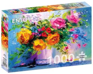 Puzzle 1000 Bukiet róż. Wydawca: G3. Multiszop.pl Opakowanie Puzzle 1000 Bukiet róż