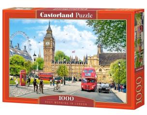 Puzzle 1000 Busy Morning in London. Wydawca: Castorland. Multiszop.pl Opakowanie Puzzle 1000 Busy Morning in London