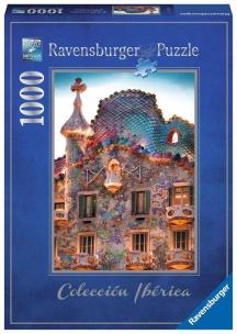 Puzzle 1000 Casa Batlló, Barcelona. Wydawca: Ravensburger. Multiszop.pl Opakowanie Puzzle 1000 Casa Batlló, Barcelona