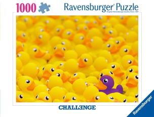 Puzzle 1000 Challenge. Kaczuszki. Wydawca: Ravensburger. Multiszop.pl Opakowanie Puzzle 1000 Challenge. Kaczuszki