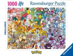 Puzzle 1000 Challenge. Pokemon. Wydawca: Ravensburger. Multiszop.pl Opakowanie Puzzle 1000 Challenge. Pokemon