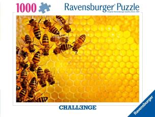 Puzzle 1000 Challenge. Pszczoły. Wydawca: Ravensburger. Multiszop.pl Opakowanie Puzzle 1000 Challenge. Pszczoły