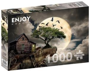 Puzzle 1000 Chatka na klifie. Wydawca: G3. Multiszop.pl Opakowanie Puzzle 1000 Chatka na klifie