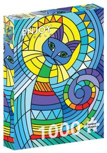 Opakowanie Puzzle 1000 Dekoracyjny kot