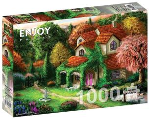 Puzzle 1000 Dom w lesie. Wydawca: G3. Multiszop.pl Opakowanie Puzzle 1000 Dom w lesie