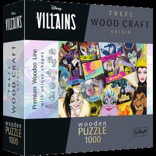 Opakowanie Puzzle 1000 drewniane Zlot złoczyńców Disney Villains 20167