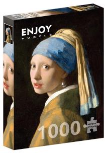Puzzle 1000 Dziewczyna z perłą, Johannes Vermeer. Wydawca: G3. Multiszop.pl Opakowanie Puzzle 1000 Dziewczyna z perłą, Johannes Vermeer