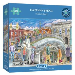 Puzzle 1000 el. Most Ha'penny / Dublin / Irlandia. Wydawca: G3. Multiszop.pl Opakowanie Puzzle 1000 el. Most Ha'penny / Dublin / Irlandia