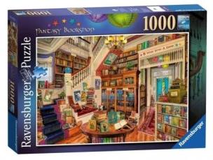 Puzzle 1000 Fantastyczna księgarnia. Wydawca: Ravensburger. Multiszop.pl Opakowanie Puzzle 1000 Fantastyczna księgarnia
