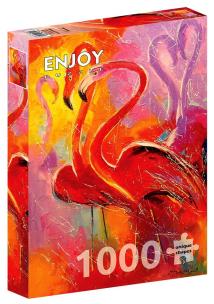Puzzle 1000 Flamingi. Wydawca: G3. Multiszop.pl Opakowanie Puzzle 1000 Flamingi