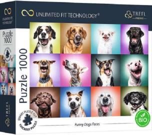 Puzzle 1000 Funny Dogs Faces TREFL. Wydawca: Trefl. Multiszop.pl Opakowanie Puzzle 1000 Funny Dogs Faces TREFL