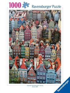 Puzzle 1000 Gdańsk. Wydawca: Ravensburger. Multiszop.pl Opakowanie Puzzle 1000 Gdańsk