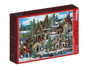 Opakowanie Puzzle 1000 Gnomy na wakacjach