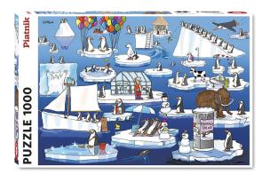 Opakowanie Puzzle 1000 Gunga, Życie Na Antarktyce PIATNIK