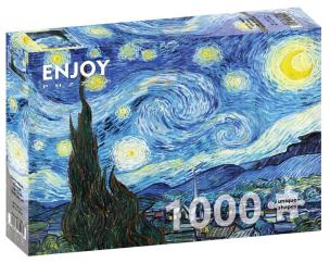 Puzzle 1000 Gwiaździsta noc, Vincent van Gogh. Wydawca: G3. Multiszop.pl Opakowanie Puzzle 1000 Gwiaździsta noc, Vincent van Gogh