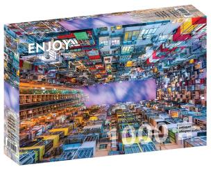 Puzzle 1000 Hongkong/Chiny. Wydawca: G3. Multiszop.pl Opakowanie Puzzle 1000 Hongkong/Chiny