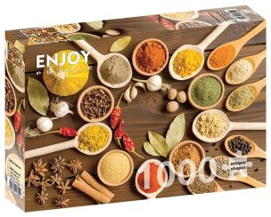Puzzle 1000 Indyjskie przyprawy. Wydawca: G3. Multiszop.pl Opakowanie Puzzle 1000 Indyjskie przyprawy