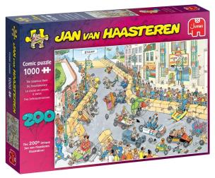 Opakowanie Puzzle 1000 Jan Van Haasteren Wyścig na byle czym