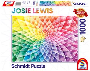 Puzzle 1000 Josie Lewis, Kolorowy kwiat. Wydawca: G3. Multiszop.pl Opakowanie Puzzle 1000 Josie Lewis, Kolorowy kwiat