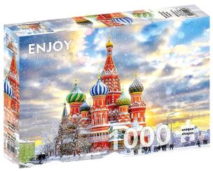 Puzzle 1000 Katedra Św. Bazylego/Moskwa/Rosja. Wydawca: G3. Multiszop.pl Opakowanie Puzzle 1000 Katedra Św. Bazylego/Moskwa/Rosja