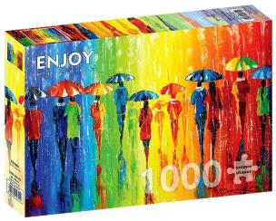 Puzzle 1000 Kiedy pada deszcz. Wydawca: G3. Multiszop.pl Opakowanie Puzzle 1000 Kiedy pada deszcz