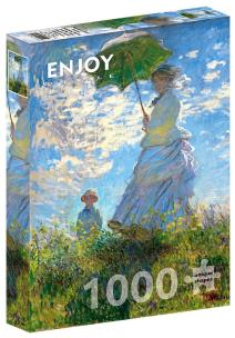 Puzzle 1000 Kobieta z parasolem, Claude Monet. Wydawca: G3. Multiszop.pl Opakowanie Puzzle 1000 Kobieta z parasolem, Claude Monet