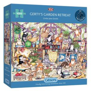 Puzzle 1000 Koci azyl. Wydawca: G3. Multiszop.pl Opakowanie Puzzle 1000 Koci azyl