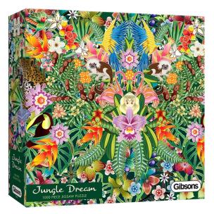 Puzzle 1000 Kolorowa dżungla. Wydawca: G3. Multiszop.pl Opakowanie Puzzle 1000 Kolorowa dżungla