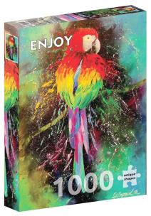 Puzzle 1000 Kolorowa papuga. Wydawca: G3. Multiszop.pl Opakowanie Puzzle 1000 Kolorowa papuga