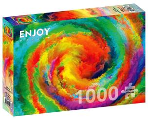 Puzzle 1000 Kolorowy wir gradientu. Wydawca: G3. Multiszop.pl Opakowanie Puzzle 1000 Kolorowy wir gradientu