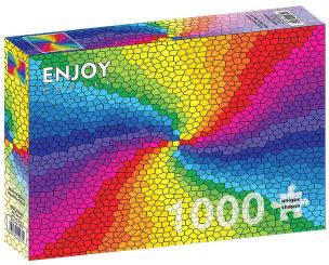 Puzzle 1000 Kolorowy witraż. Wydawca: G3. Multiszop.pl Opakowanie Puzzle 1000 Kolorowy witraż