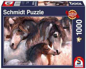 Puzzle 1000 Konie Pinto. Wydawca: G3. Multiszop.pl Opakowanie Puzzle 1000 Konie Pinto