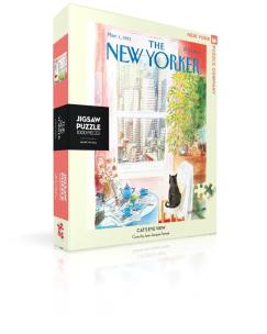 Opakowanie Puzzle 1000 Kot w oknie, New Yorker