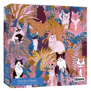 Puzzle 1000 Koty i rośliny. Wydawca: G3. Multiszop.pl Opakowanie Puzzle 1000 Koty i rośliny