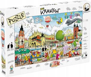 Puzzle 1000 Kraków. Wydawca: MDR art pap. Multiszop.pl Opakowanie Puzzle 1000 Kraków