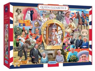 Puzzle 1000 Królowa Elżbieta II. Wydawca: G3. Multiszop.pl Opakowanie Puzzle 1000 Królowa Elżbieta II