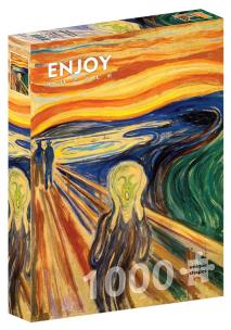 Puzzle 1000 Krzyk, Edvard Munch. Wydawca: G3. Multiszop.pl Opakowanie Puzzle 1000 Krzyk, Edvard Munch