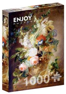 Puzzle 1000 Kwiaty w wazonie, Jan van Huysum. Wydawca: G3. Multiszop.pl Opakowanie Puzzle 1000 Kwiaty w wazonie, Jan van Huysum