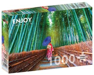 Puzzle 1000 Las bambusowy/Japonia. Wydawca: G3. Multiszop.pl Opakowanie Puzzle 1000 Las bambusowy/Japonia
