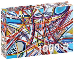 Puzzle 1000 Linie krzywe. Wydawca: G3. Multiszop.pl Opakowanie Puzzle 1000 Linie krzywe