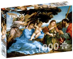 Puzzle 1000 Madonna z Dzieciątkiem ze św.... Wydawca: G3. Multiszop.pl Opakowanie Puzzle 1000 Madonna z Dzieciątkiem ze św...