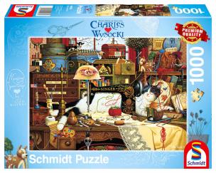 Puzzle 1000 Maggie - Krawcowa G3. Wydawca: G3. Multiszop.pl Opakowanie Puzzle 1000 Maggie - Krawcowa G3