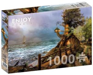 Puzzle 1000 Magiczna latarnia morska. Wydawca: G3. Multiszop.pl Opakowanie Puzzle 1000 Magiczna latarnia morska