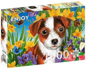 Puzzle 1000 Mały piesek. Wydawca: G3. Multiszop.pl Opakowanie Puzzle 1000 Mały piesek