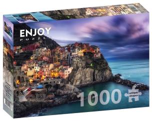 Puzzle 1000 Manarola o zmierzchu/Cinque Terre. Wydawca: G3. Multiszop.pl Opakowanie Puzzle 1000 Manarola o zmierzchu/Cinque Terre