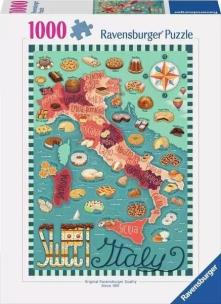 Opakowanie Puzzle 1000 Mapa włoskich słodkości